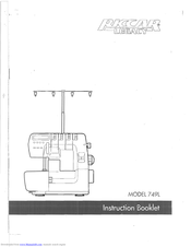 RICCAR 749L Instruction Booklet