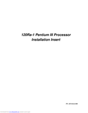 NEC 120Ra-1 Installation Manual