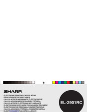 Sharp EL-2901RC Operation Manual