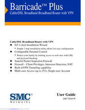 Smc Networks Barricade Plus SMC7004FW User Manual