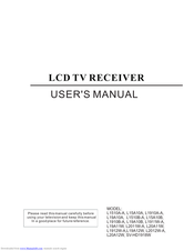 Haier L19A12W User Manual
