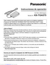 Panasonic KXTGA575 - 5 Instrucciones De Operación