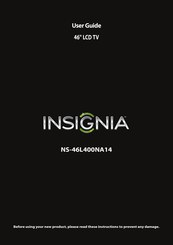 Insignia NS-46L400NA14 User Manual