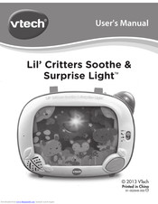 Vtech Lil Critters Soothe & Sound Light User Manual