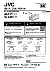 JVC GZ-EX555B User Manual