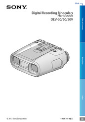 Sony DEV-50V Handbook