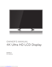JVC ProVerite PS-840UD Owner's Manual