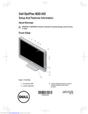 Dell OptiPlex 9020 AIO Setup & Features Manual