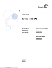 Seagate Enterprise Performance 15K HDD Savvio 15K Product Manual