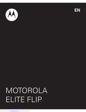 Motorola ELITE FLIP Getting Started Manual