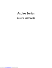 Acer Aspire Series Generic User Manual