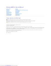 Dell Alienware M14x MOBILE Service Manual