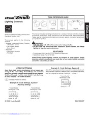 Zenith WC-6053-WH - Heath - Motion Light Set User Manual