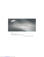 Samsung L100 - Digital Camera - Compact Quick Start Manual