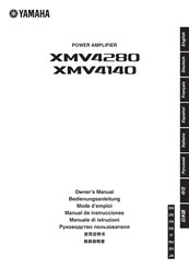 Yamaha XMV4280 Owner's Manual
