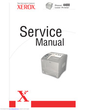 Xerox 4400DT - Phaser B/W Laser Printer Service Manual