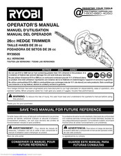 Ryobi RY39505 Operator's Manual