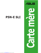 Asus P5N-E SLI User Manual