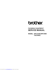 Brother MFC-580 Service Manual