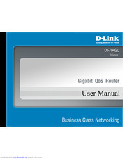 D-Link DI-704GU User Manual
