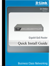 D-Link DI-704GU Quick Installation Manual