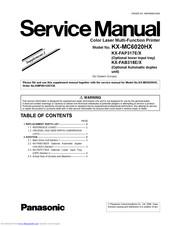 Panasonic KX-FAB318E Service Manual