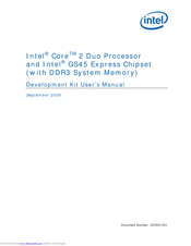 Intel Core 2 Duo SU9400 User Manual