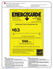 LG LSC27937SB Energy Manual