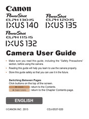Canon PowerShot ELPH 130 IS User Manual