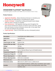 Honeywell HM506H8908 - TrueSTEAM Humidifier 6 Gal Specifications