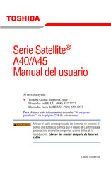 Toshiba Satellite A40-S200 Manual Del Usuario