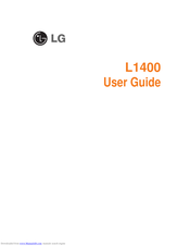 LG L1400 User Manual
