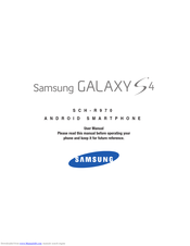Samsung Galaxy S4 SCH-R970 User Manual