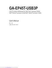 Gigabyte GA-EP45T-USB3P User Manual