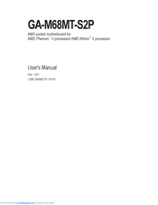 Gigabyte GA-M68MT-S2P User Manual