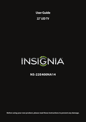 Insignia NS-22E400NA14 User Manual
