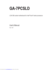 Gigabyte GA-7PCSLD User Manual