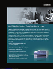 Sony FilmStation UP-DF550 Manual