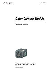 Sony FCBEX20DP Technical Manual