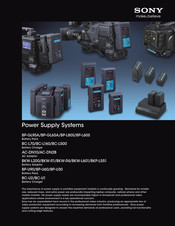 Sony BC-L500 Brochure & Specs