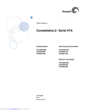 Seagate Enterprise Capacity 2.5 HDD Constellation Product Manual
