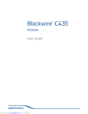 Plantronics Blackwire 435 User Manual