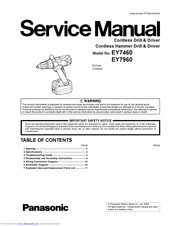 Panasonic EY7460LN2S Service Manual