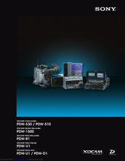 Sony XDCAM PDW-R1 Brochure