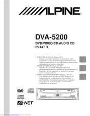 Alpine DVA-5200 Owner's Manual