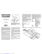 Alpine CXA-B200NK Installation Manual