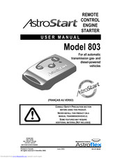 Astrostart 803 User Manual