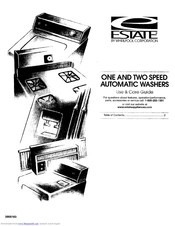 Estate TAWS800JQ1 Use & Care Manual