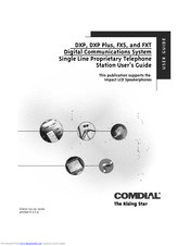 Comdial Impact 8101N Series Station User's Manual