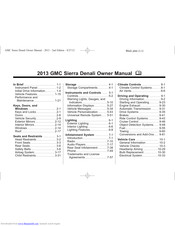 GMC 2013 GMC Sierra Denali Owner's Manual